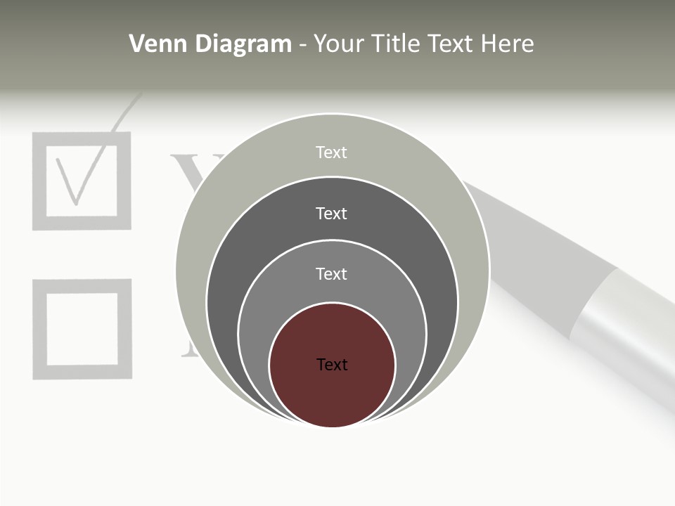 Abstract Agreement Paper PowerPoint Template