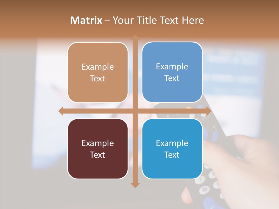 Bright Thumb Switch PowerPoint Template