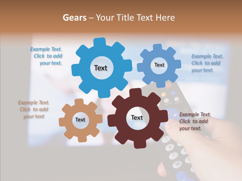 Bright Thumb Switch PowerPoint Template