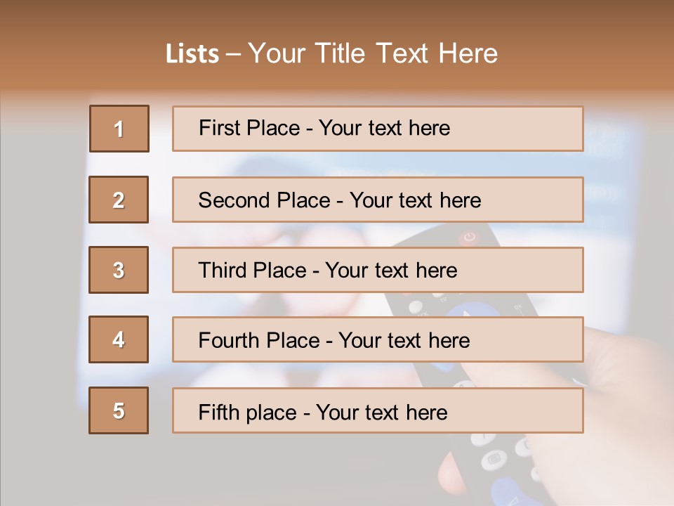 Bright Thumb Switch PowerPoint Template