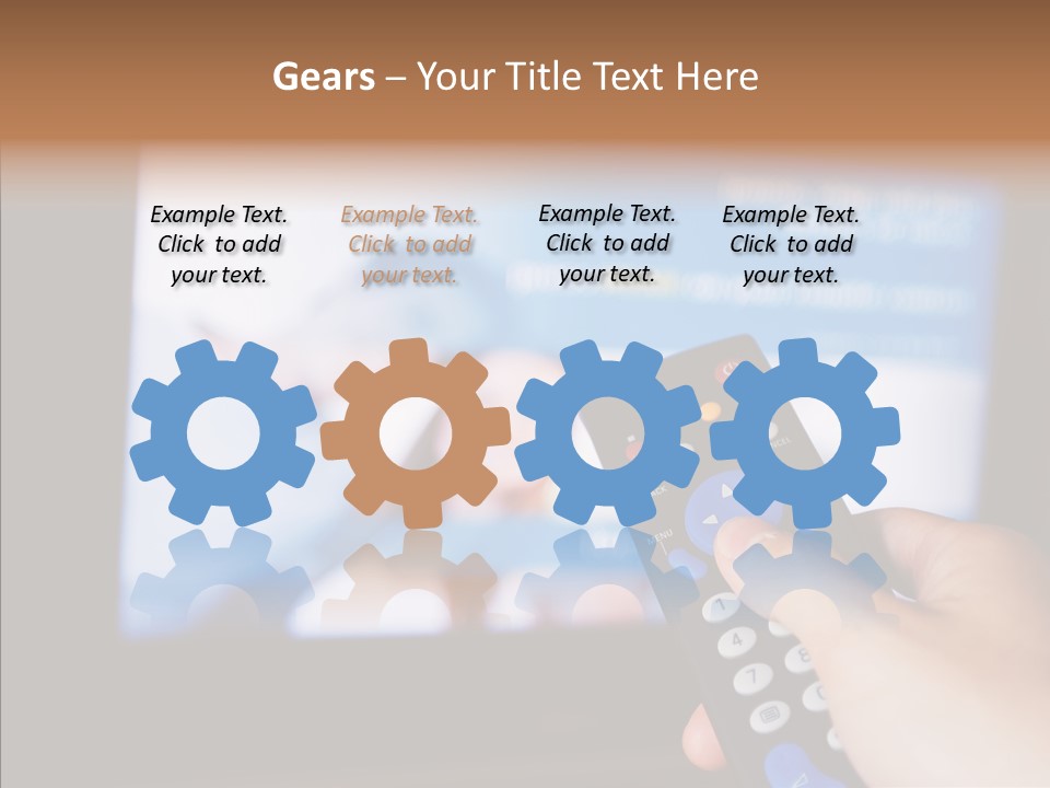 Bright Thumb Switch PowerPoint Template