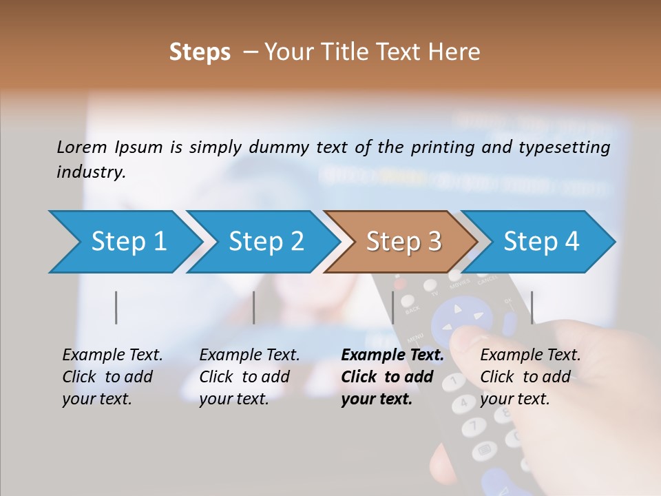 Bright Thumb Switch PowerPoint Template