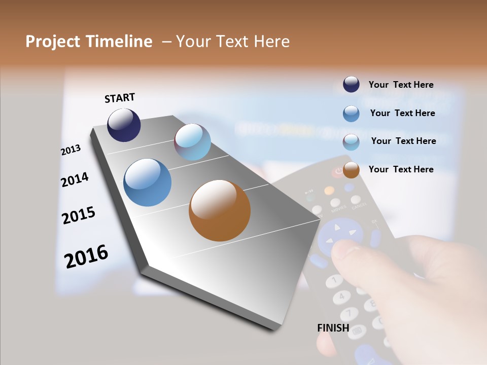 Bright Thumb Switch PowerPoint Template