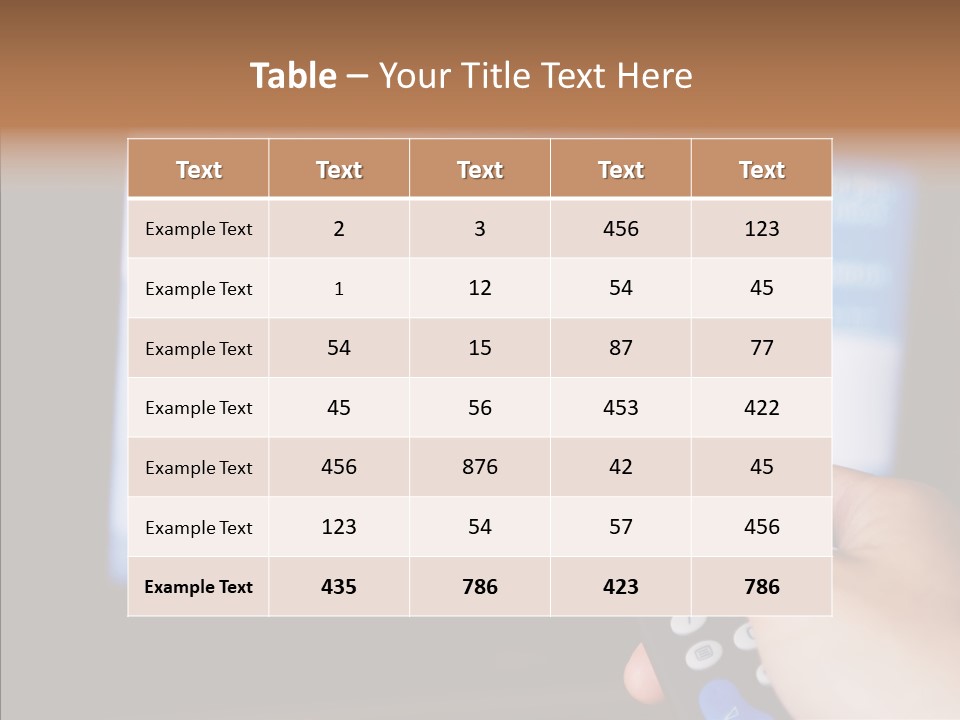Bright Thumb Switch PowerPoint Template