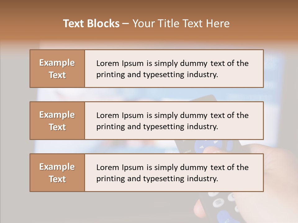 Bright Thumb Switch PowerPoint Template