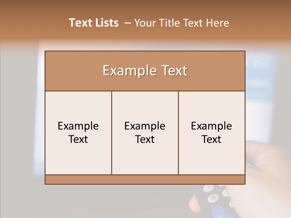 Bright Thumb Switch PowerPoint Template