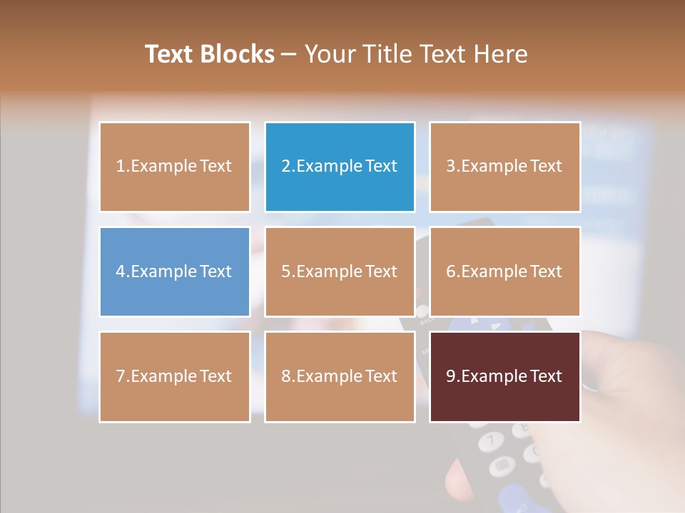 Bright Thumb Switch PowerPoint Template