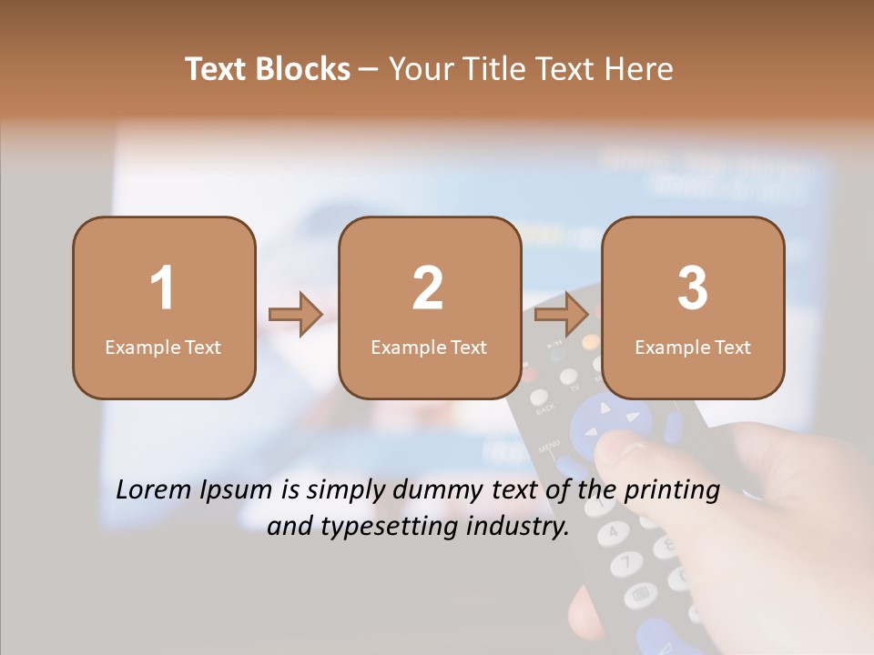 Bright Thumb Switch PowerPoint Template