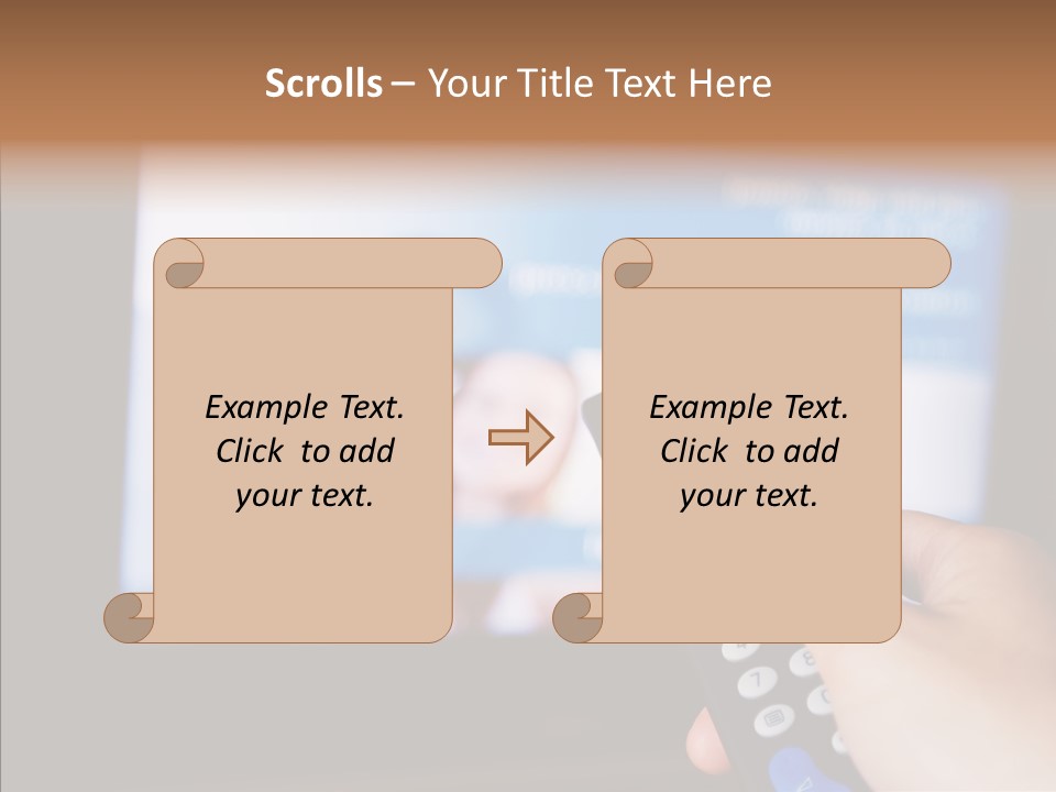 Bright Thumb Switch PowerPoint Template