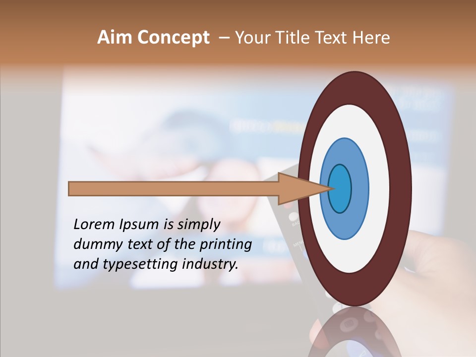 Bright Thumb Switch PowerPoint Template