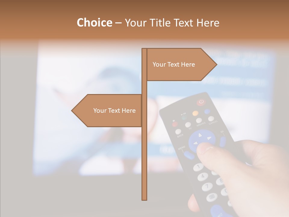 Bright Thumb Switch PowerPoint Template