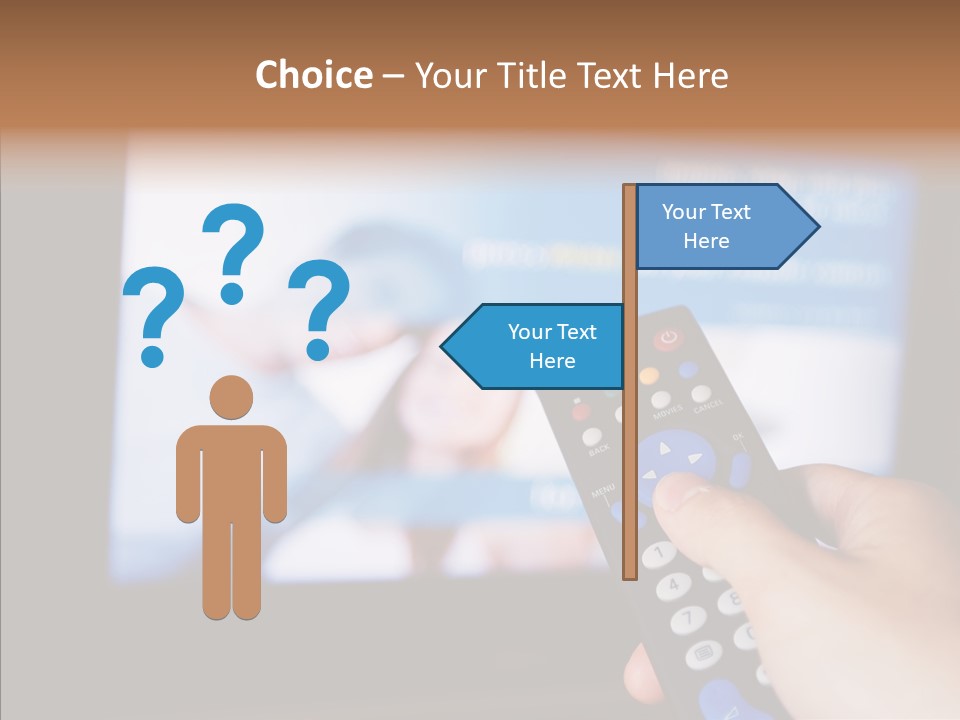Bright Thumb Switch PowerPoint Template