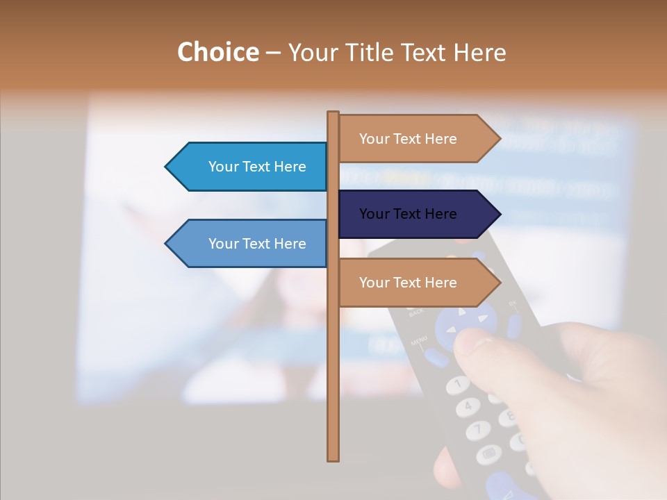 Bright Thumb Switch PowerPoint Template