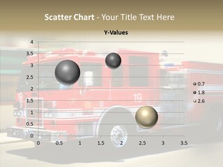 Safety Firetruck Blur PowerPoint Template