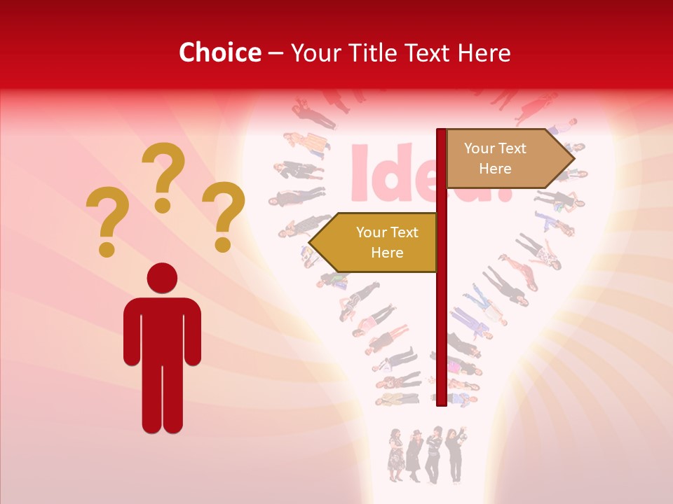 Relationship Sign Community PowerPoint Template