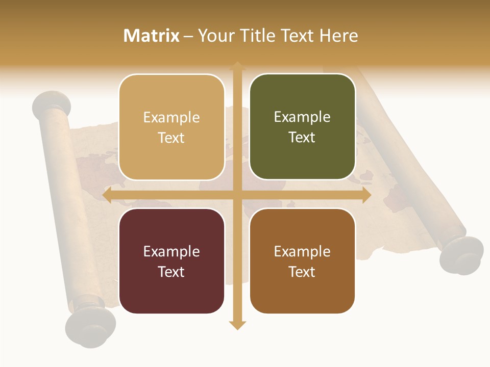 Map Poster Backdrop PowerPoint Template