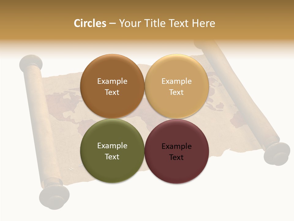 Map Poster Backdrop PowerPoint Template