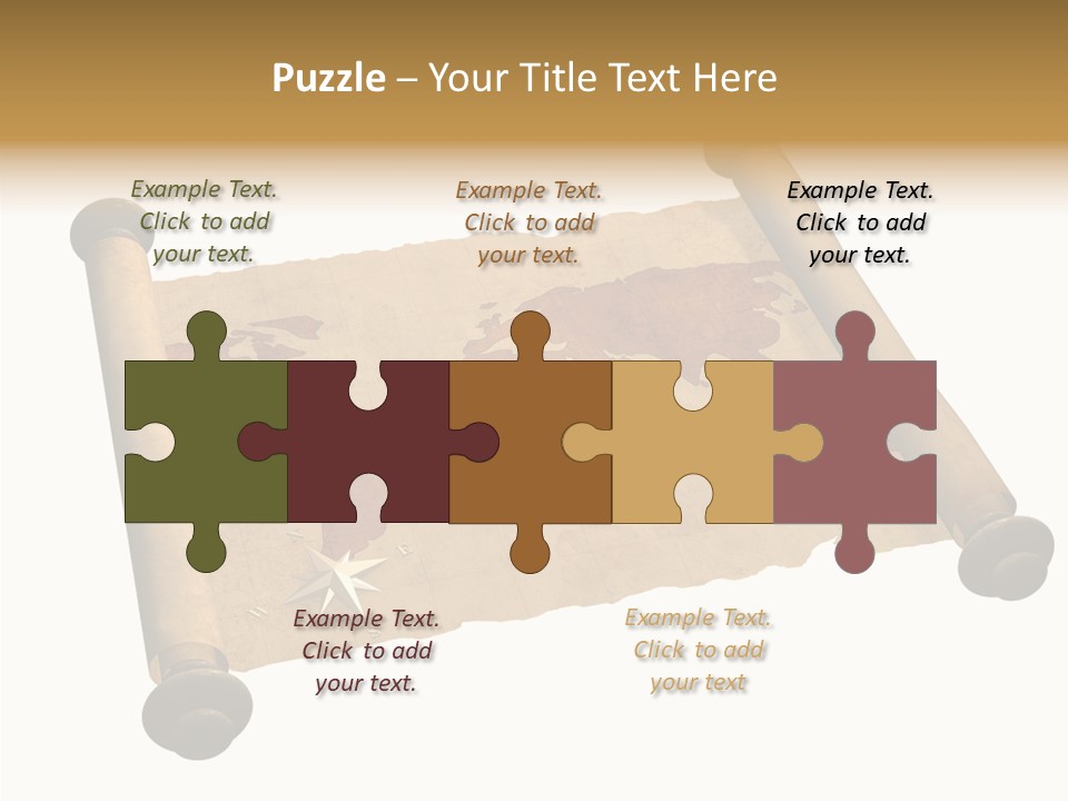 Map Poster Backdrop PowerPoint Template