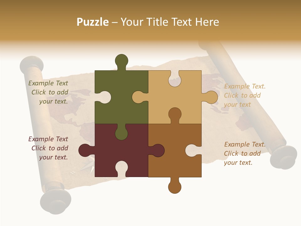 Map Poster Backdrop PowerPoint Template