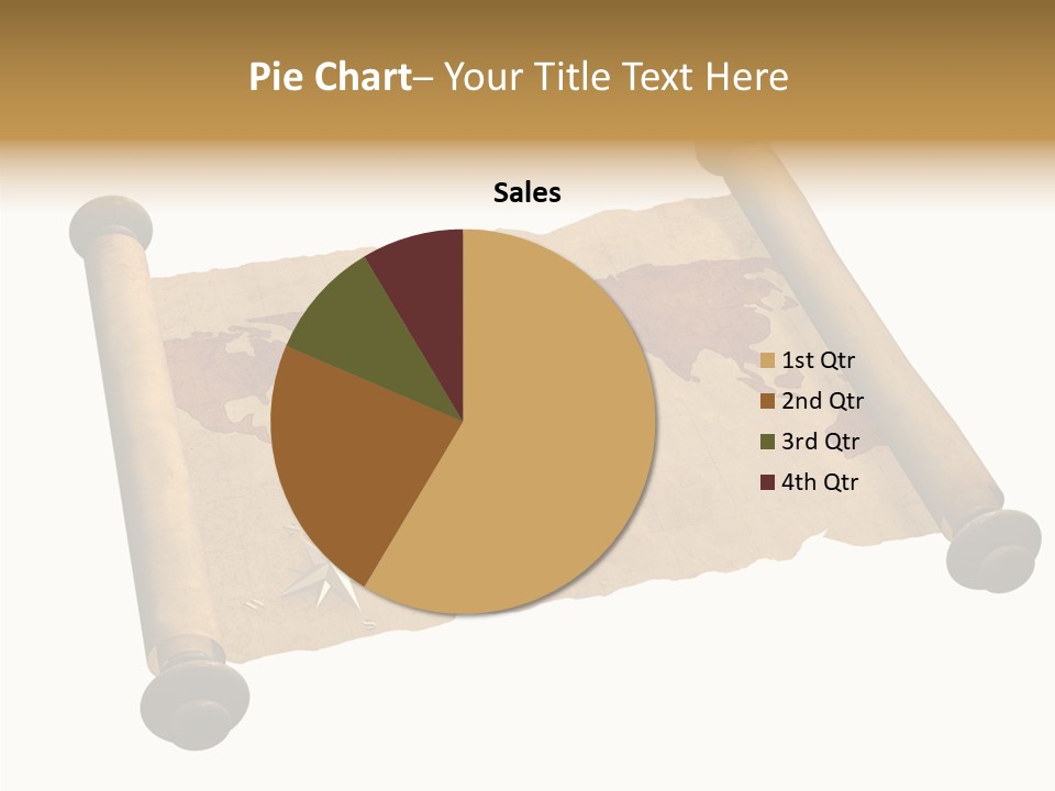 Map Poster Backdrop PowerPoint Template