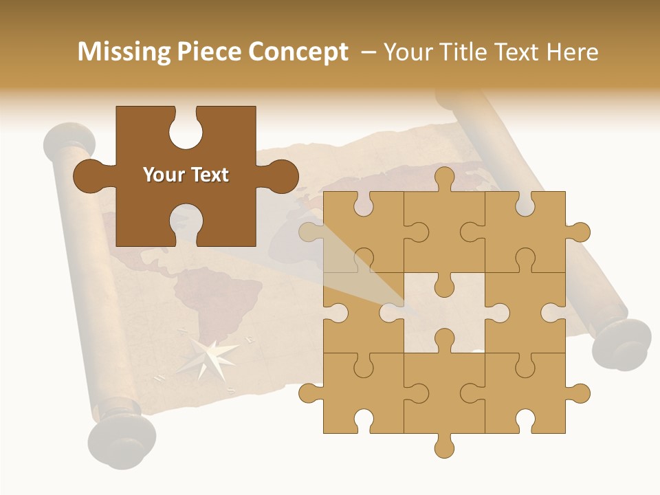 Map Poster Backdrop PowerPoint Template