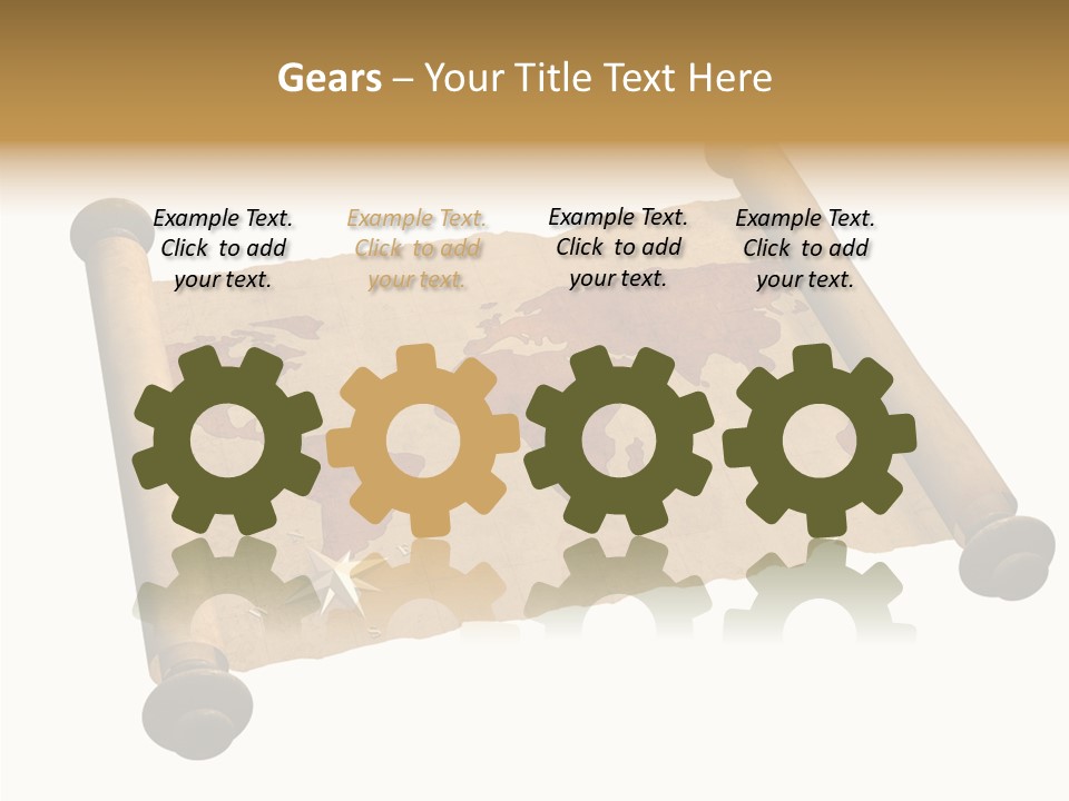 Map Poster Backdrop PowerPoint Template