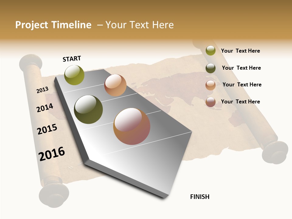 Map Poster Backdrop PowerPoint Template