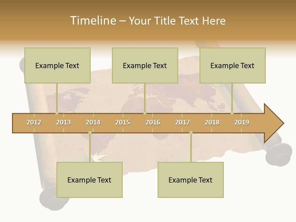 Map Poster Backdrop PowerPoint Template