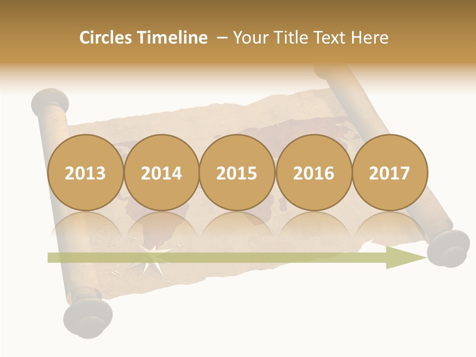 Map Poster Backdrop PowerPoint Template