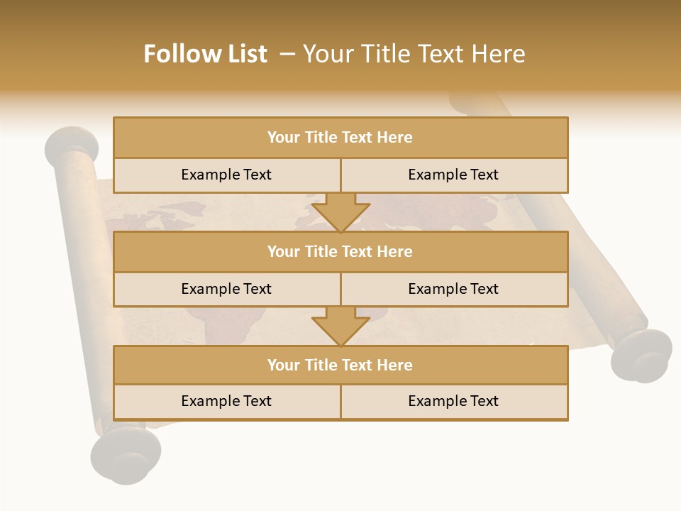 Map Poster Backdrop PowerPoint Template