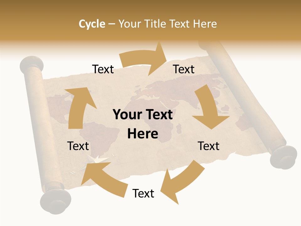 Map Poster Backdrop PowerPoint Template