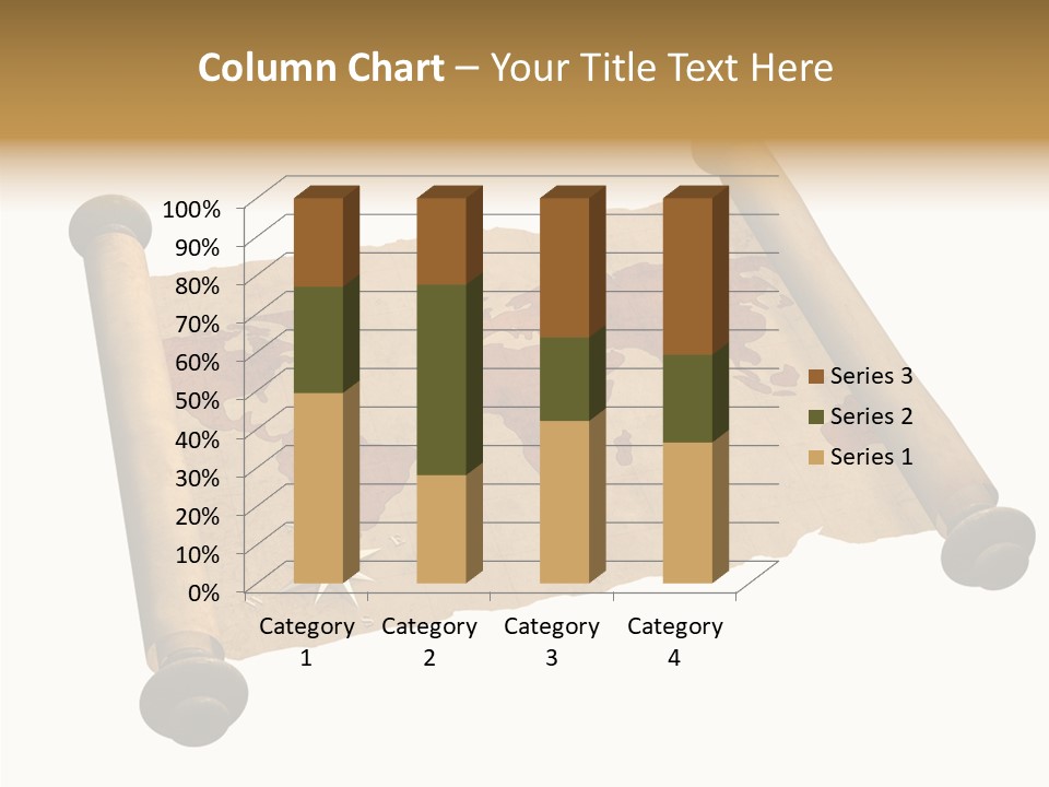 Map Poster Backdrop PowerPoint Template