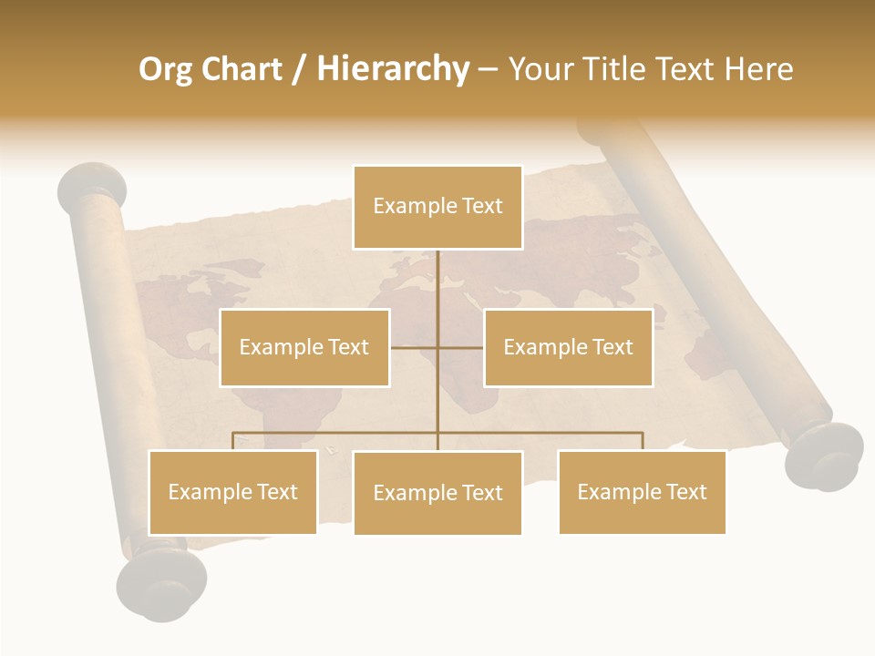 Map Poster Backdrop PowerPoint Template