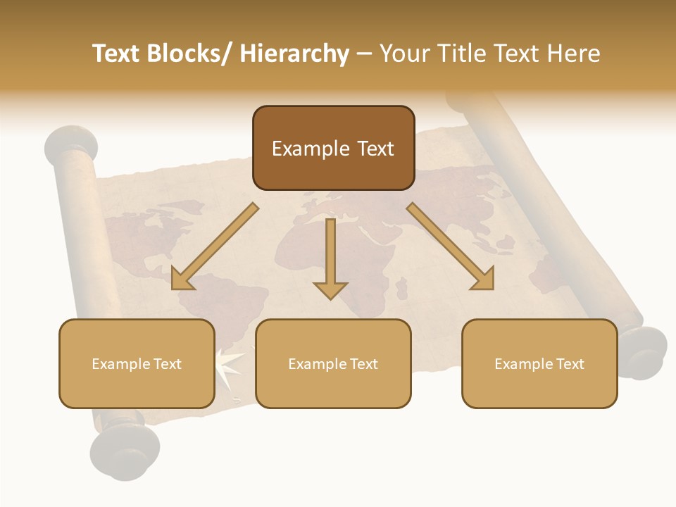 Map Poster Backdrop PowerPoint Template