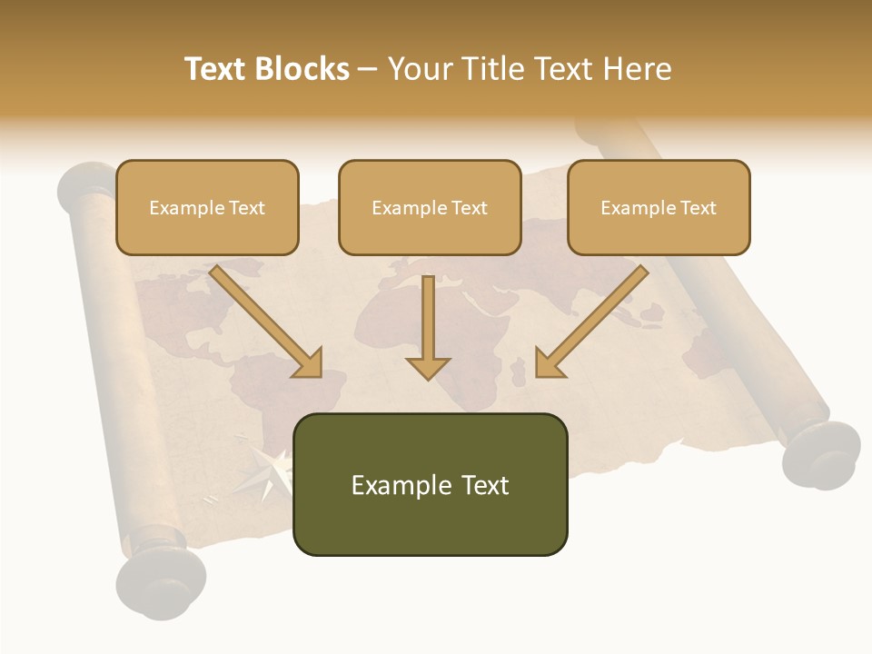 Map Poster Backdrop PowerPoint Template