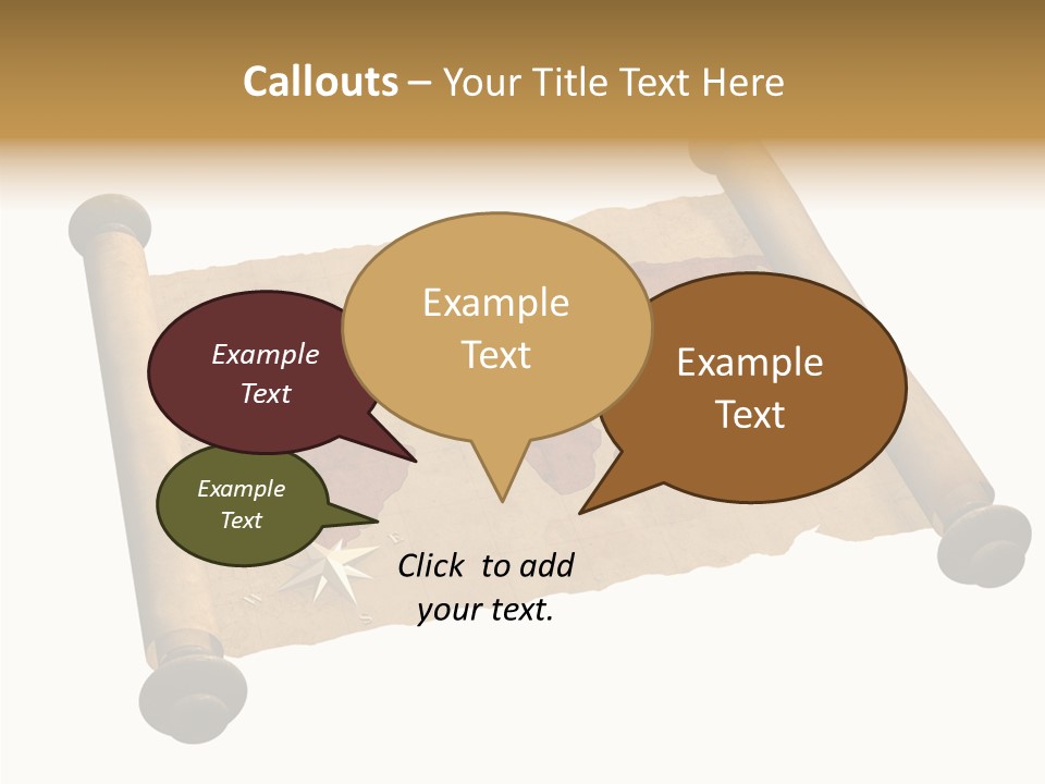 Map Poster Backdrop PowerPoint Template