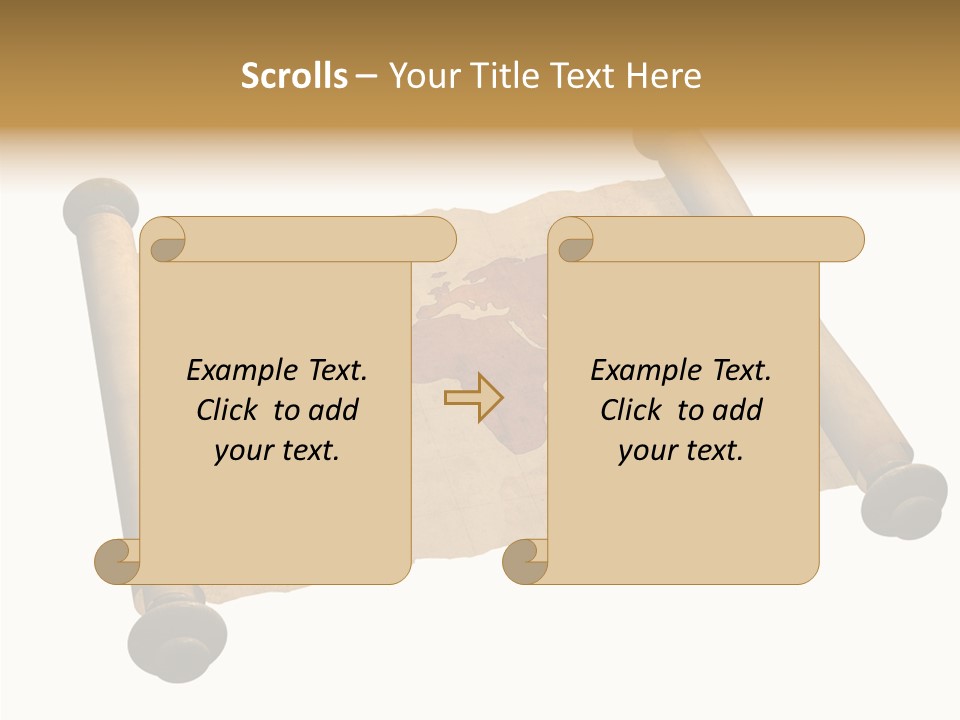 Map Poster Backdrop PowerPoint Template