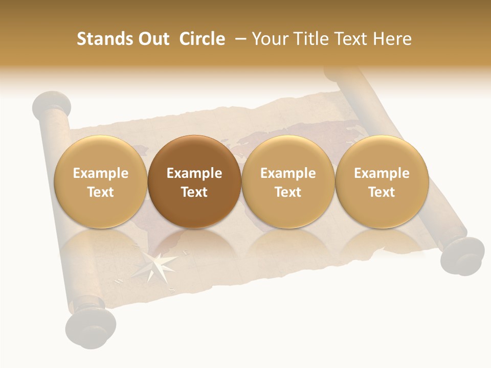 Map Poster Backdrop PowerPoint Template