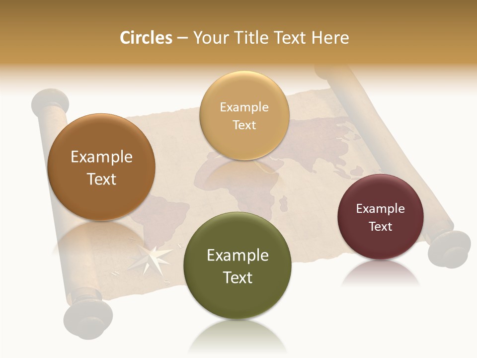 Map Poster Backdrop PowerPoint Template