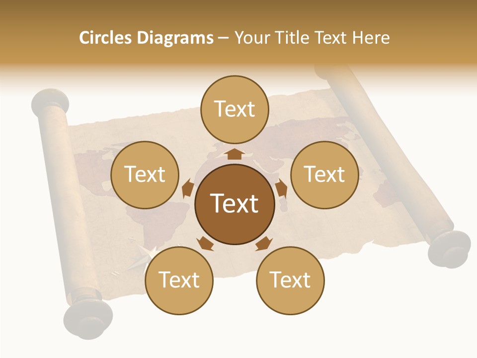 Map Poster Backdrop PowerPoint Template