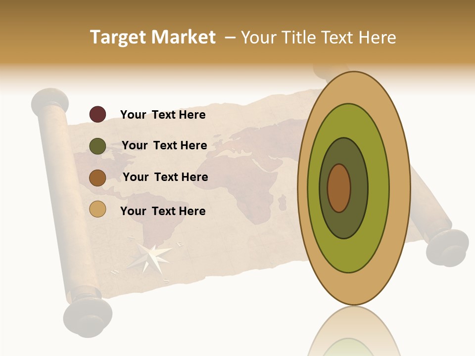 Map Poster Backdrop PowerPoint Template