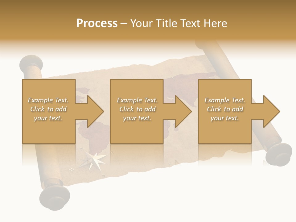 Map Poster Backdrop PowerPoint Template