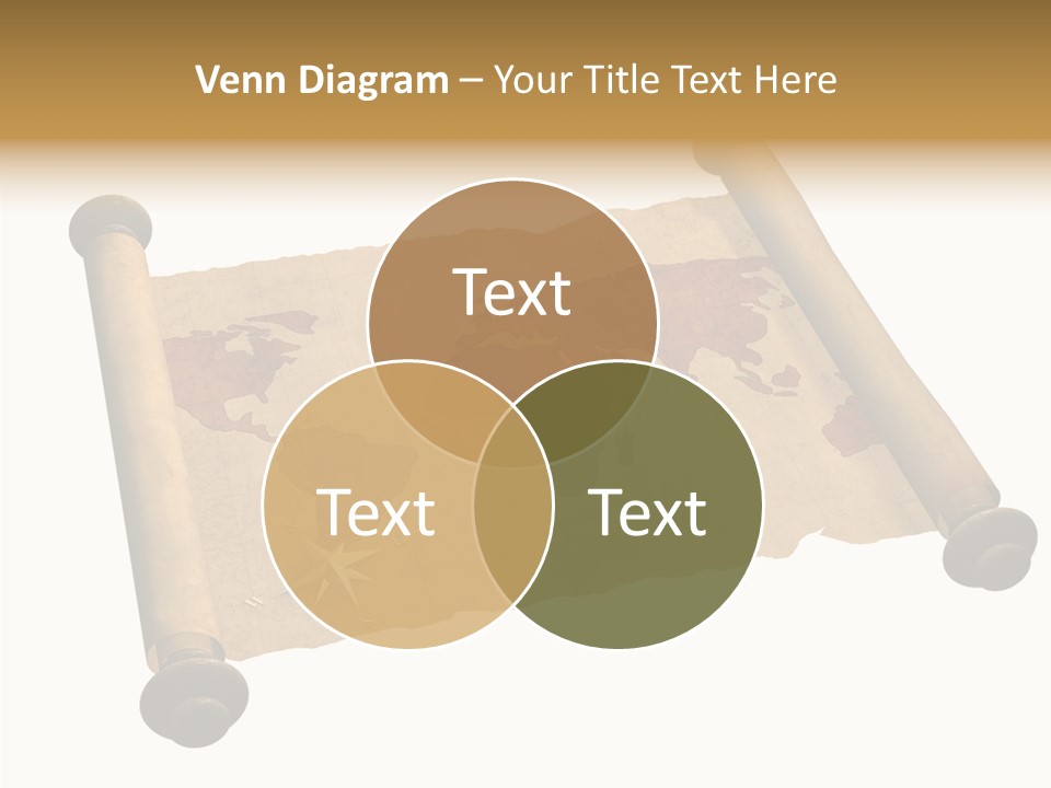 Map Poster Backdrop PowerPoint Template