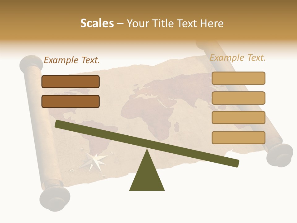 Map Poster Backdrop PowerPoint Template