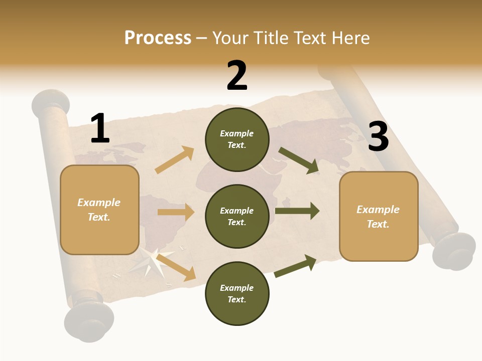 Map Poster Backdrop PowerPoint Template