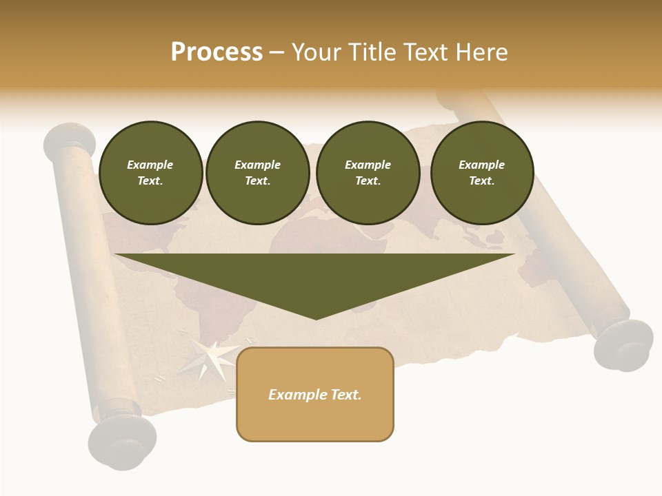 Map Poster Backdrop PowerPoint Template