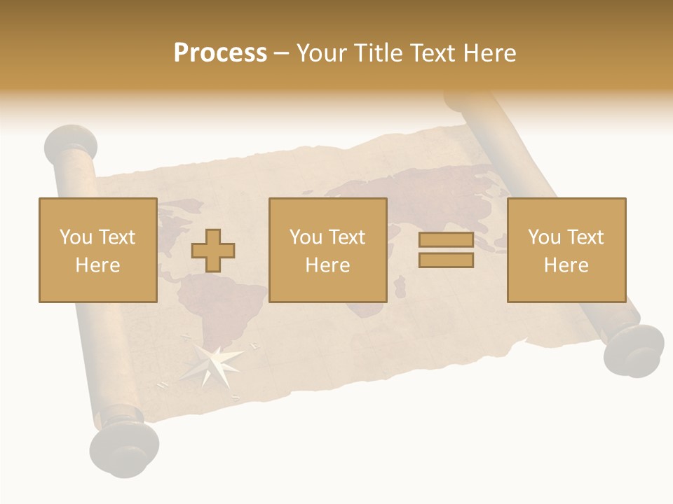 Map Poster Backdrop PowerPoint Template