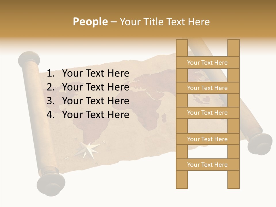 Map Poster Backdrop PowerPoint Template