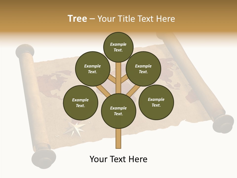 Map Poster Backdrop PowerPoint Template