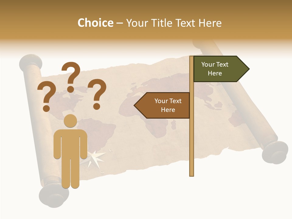 Map Poster Backdrop PowerPoint Template